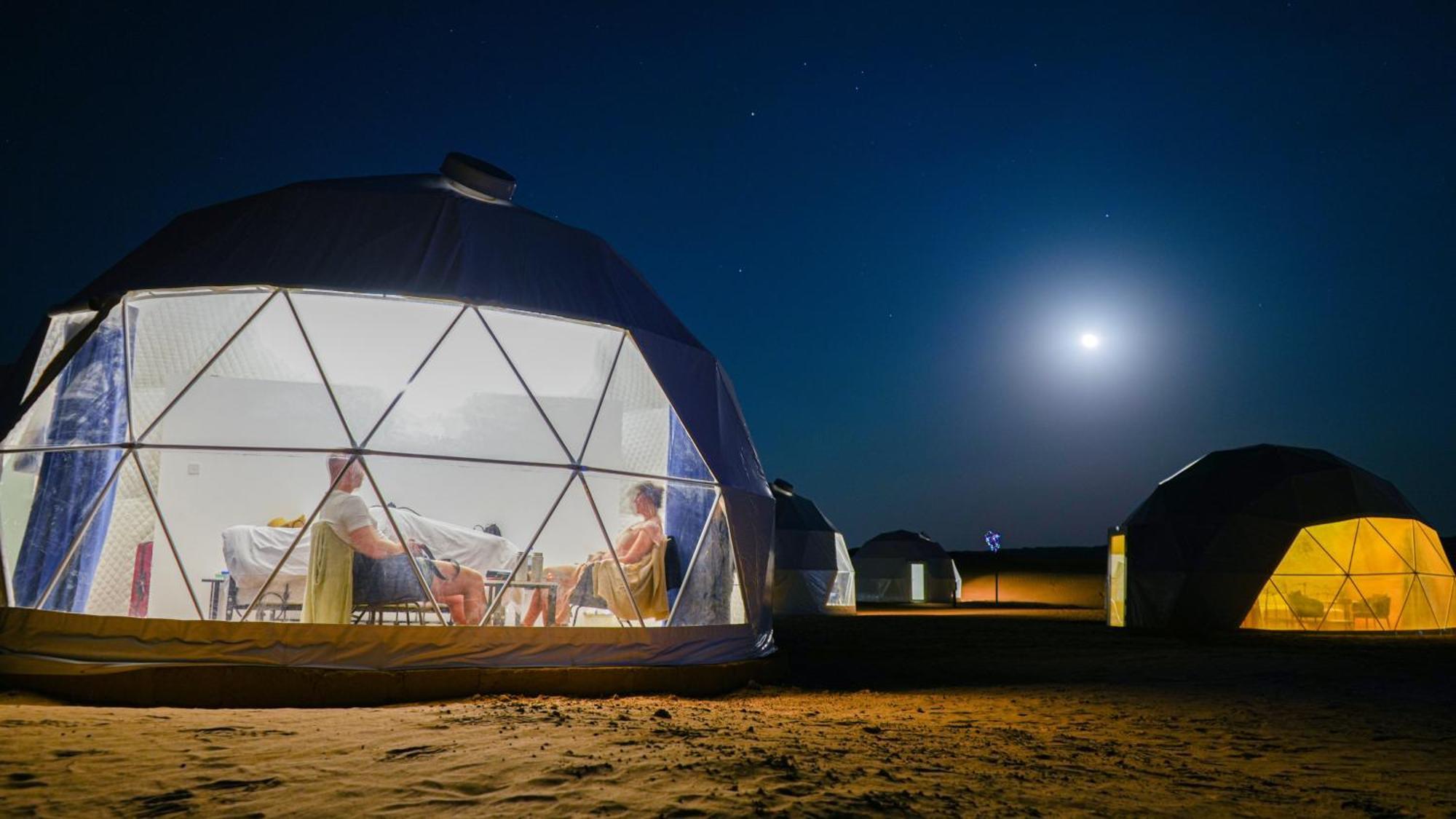 Luxury Desert Camp Al Wāşil Exterior foto