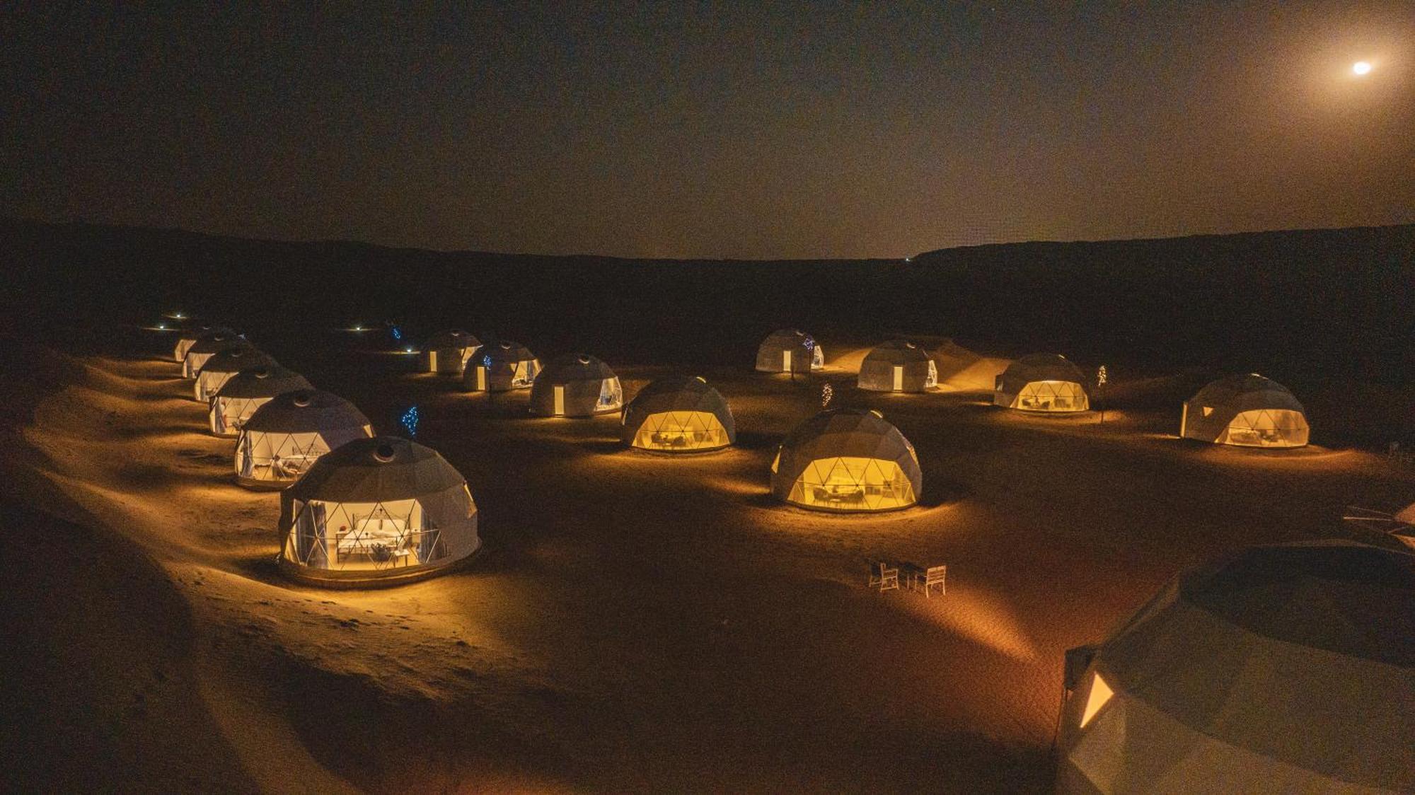 Luxury Desert Camp Al Wāşil Exterior foto