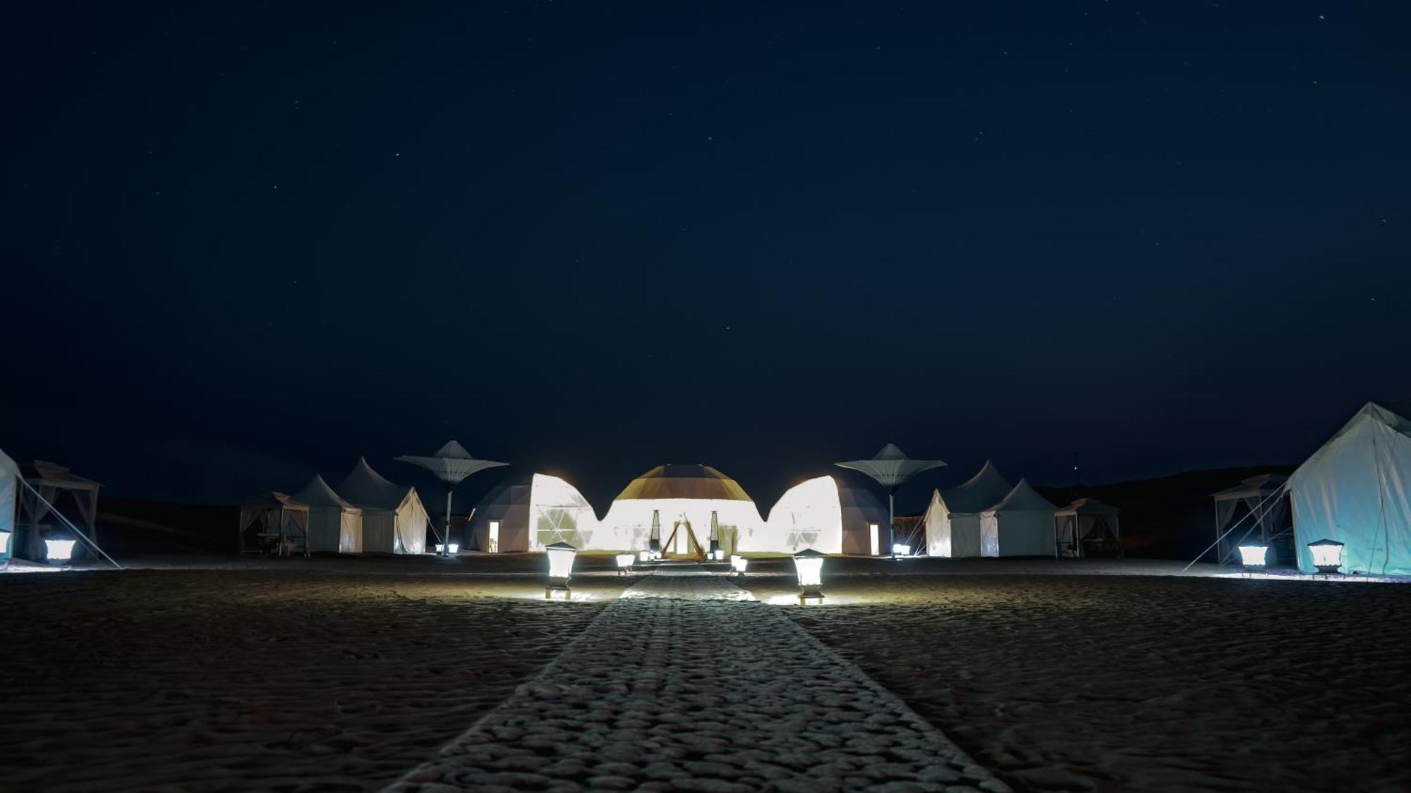 Luxury Desert Camp Al Wāşil Exterior foto