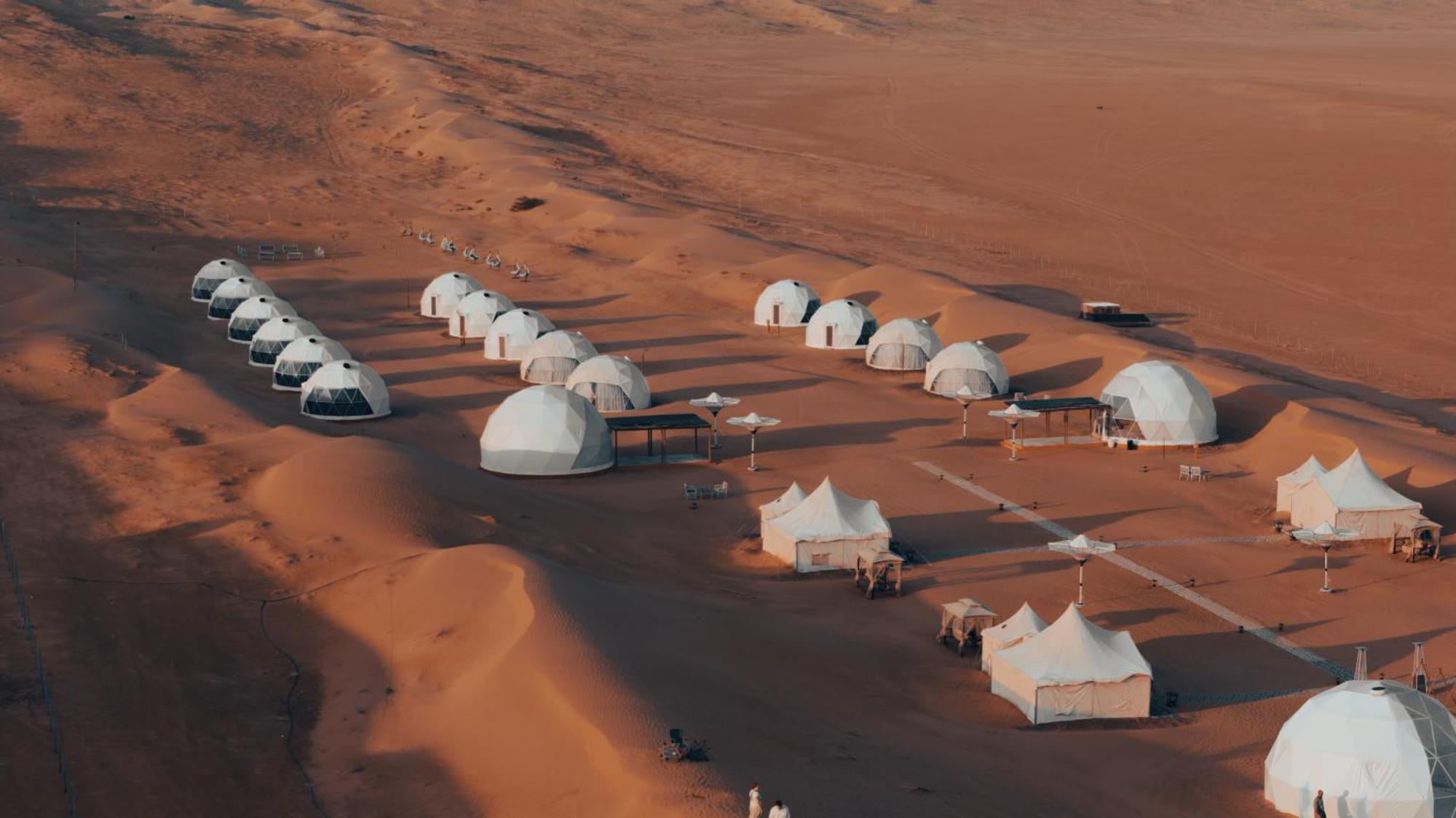 Luxury Desert Camp Al Wāşil Exterior foto