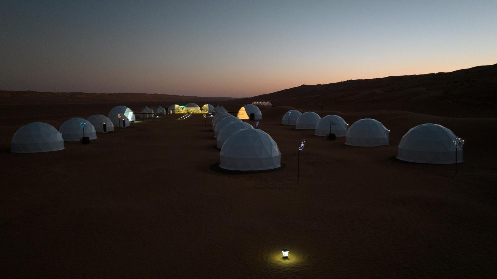 Luxury Desert Camp Al Wāşil Exterior foto