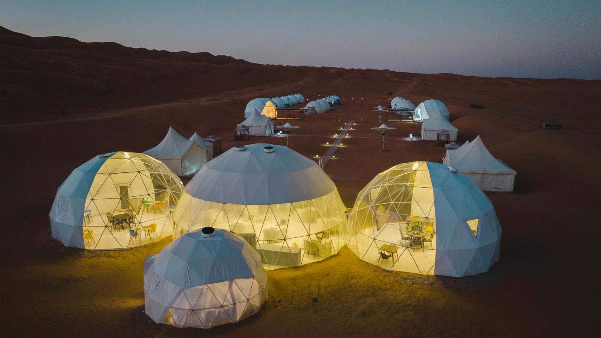 Luxury Desert Camp Al Wāşil Exterior foto